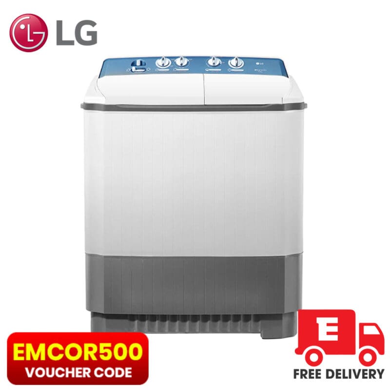 LG 12Kg. Twin Tub Washing Machine PT1200R