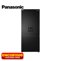 Panasonic 13.3 cu ft 2-door Bottom Freezer Refrigerator with Water Dispenser NR-BX421GPKP