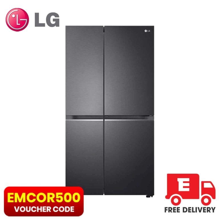 LG 24.5 cu ft Side by side with Door-in-…