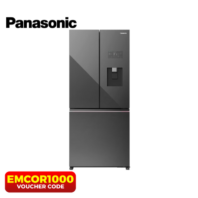 Panasonic 17.4 cu ft 3-door Refrigerator NR-CW530XMMP