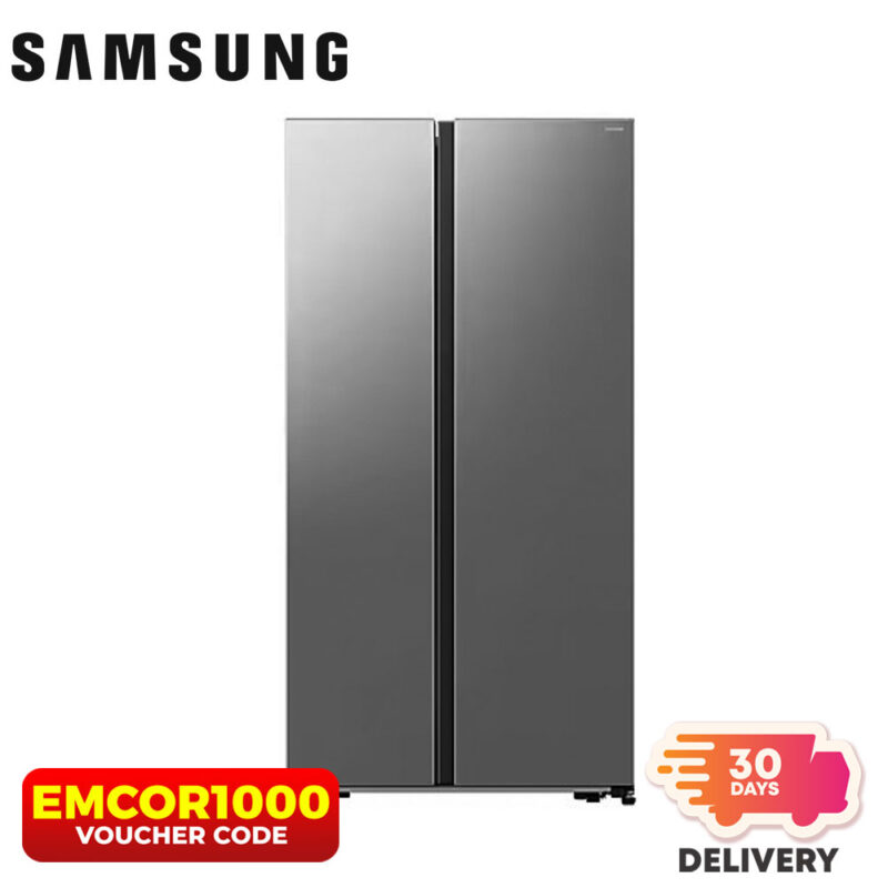 Samsung 20.5 cu.ft. Refrigerator SBS -AI Energy Mode RS57DG4000M9TC