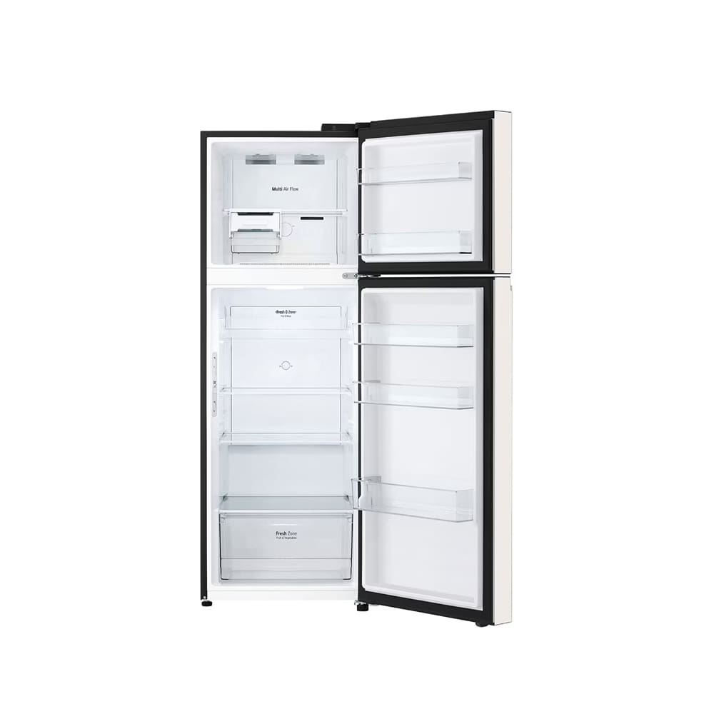 LG 12.7 Cu. Ft. Objet Collection Top Freezer Refrigerator in Beige RJT-B127BG - Image 4
