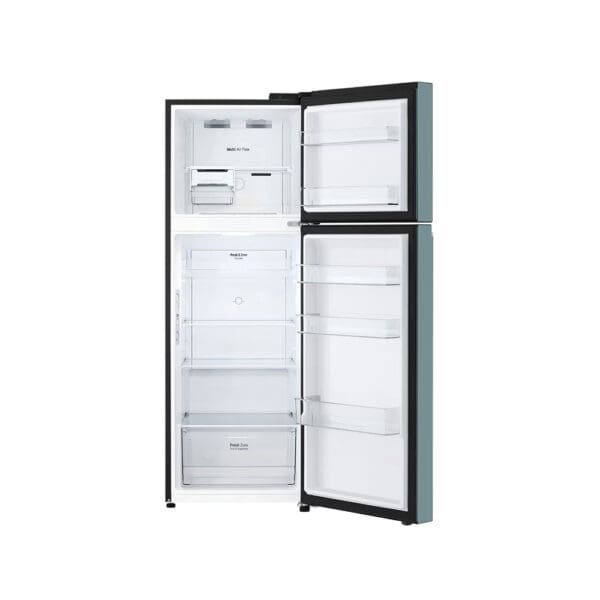 Lg Rvt B127pz LG 12.7 Cu. Ft. Objet Collection Top Freezer Refrigerator in Clay Mint ...