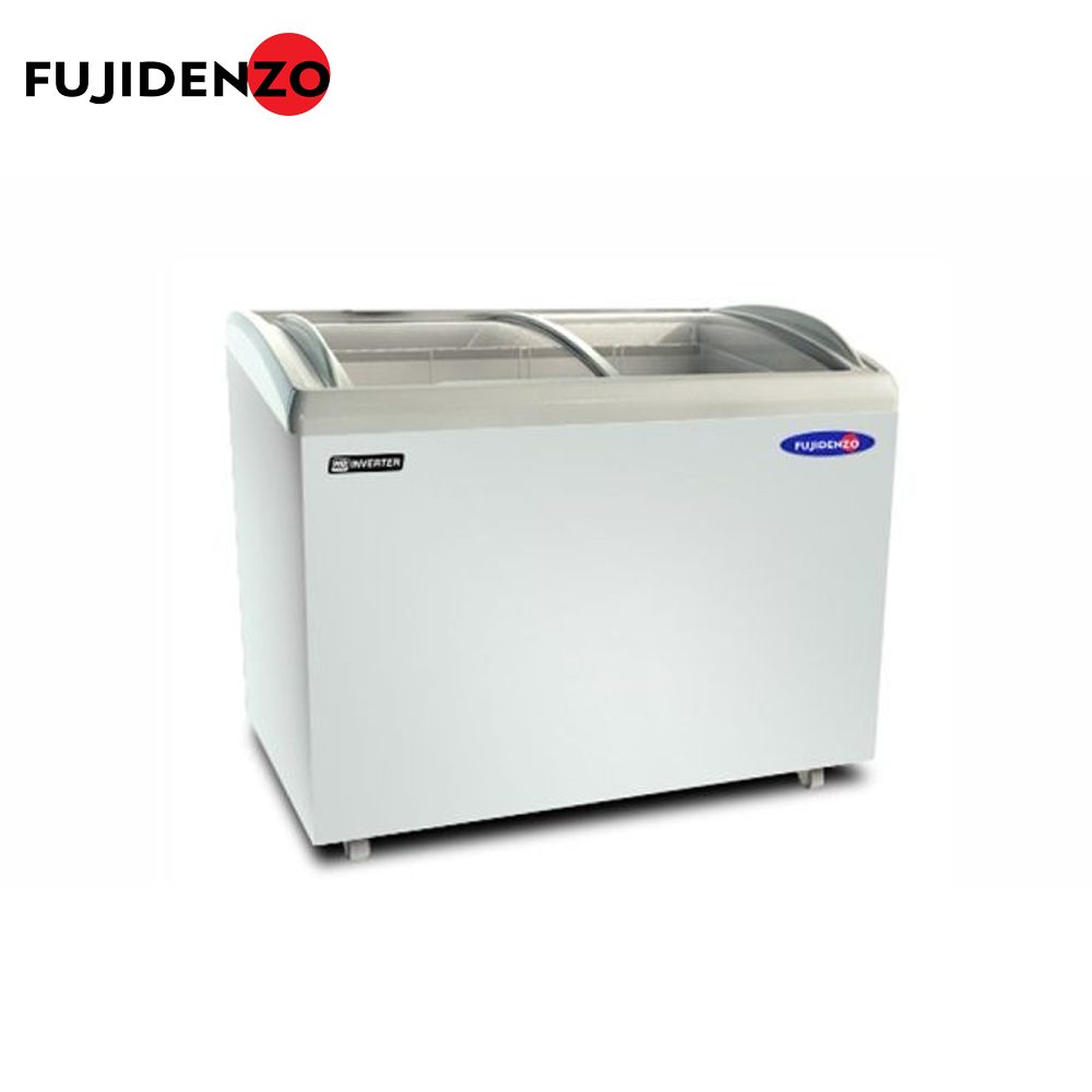 Fujidenzo 10 cu. ft. HD Inverter Curved Glass Top Freezer/Chiller IFSP-10GDF